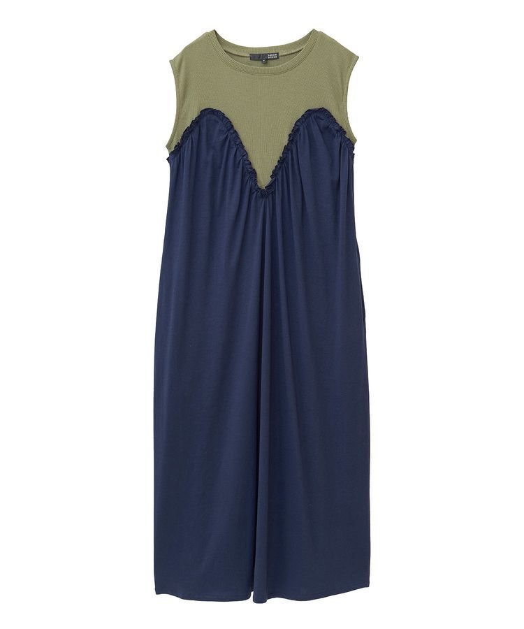 Green Parks「・SUGAR SPOON ギャザーノースリーブワンピ」|ワンピース|