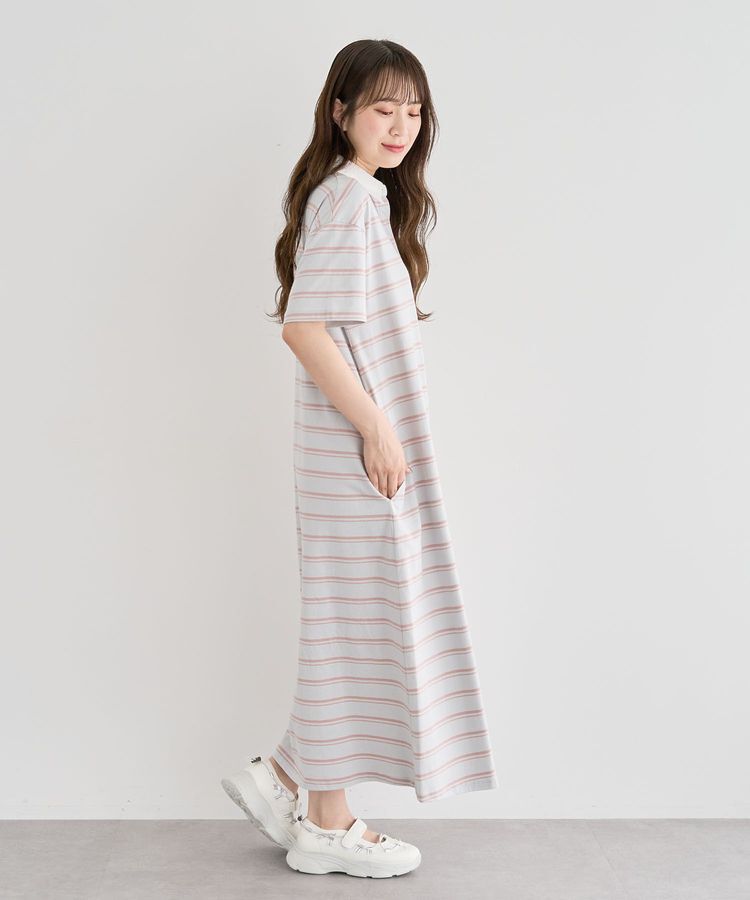 Green Parks「・SUGAR SPOON ボーダーポロワンピース」|ワンピース|