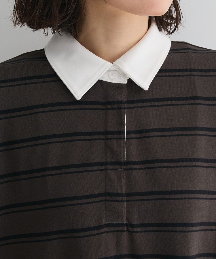 Green Parks「・SUGAR SPOON ボーダーポロワンピース」|ワンピース|