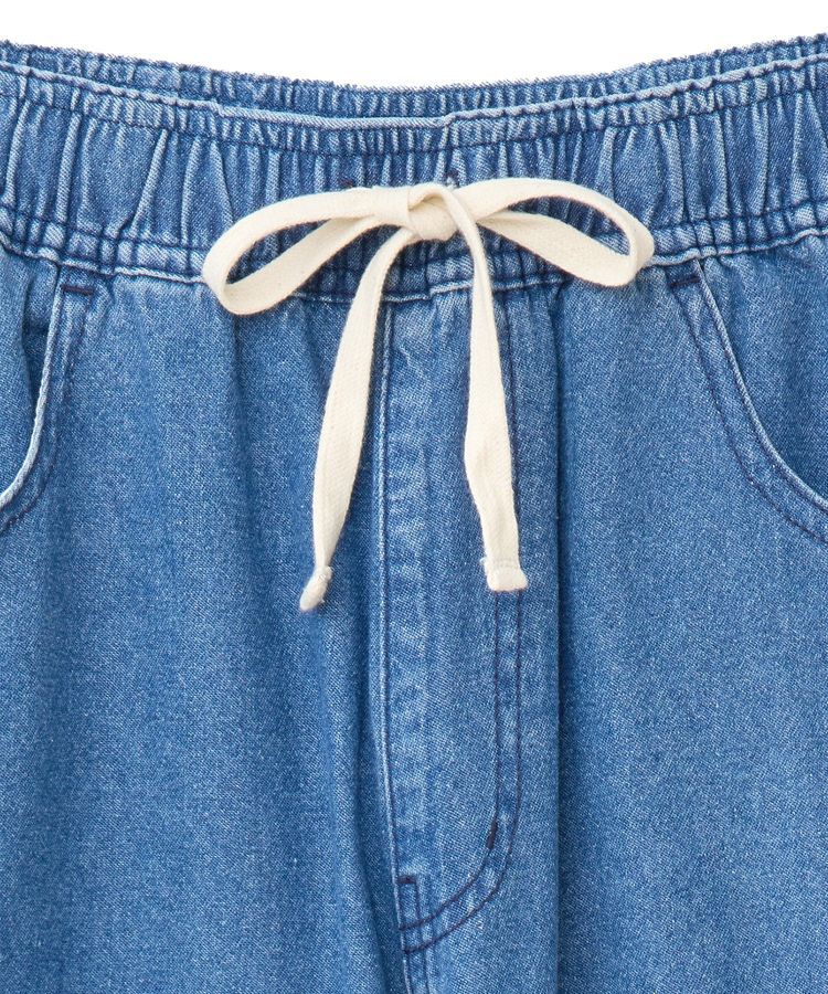 Green Parks「ライトデニムイージーバギーパンツ」|デニム|