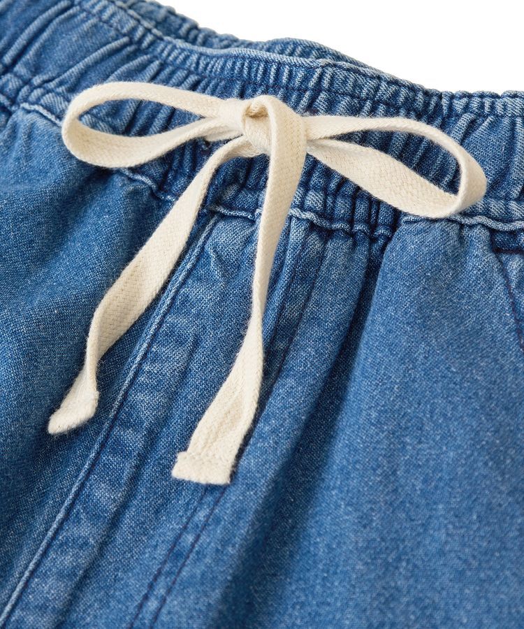 Green Parks「ライトデニムイージーバギーパンツ」|デニム|