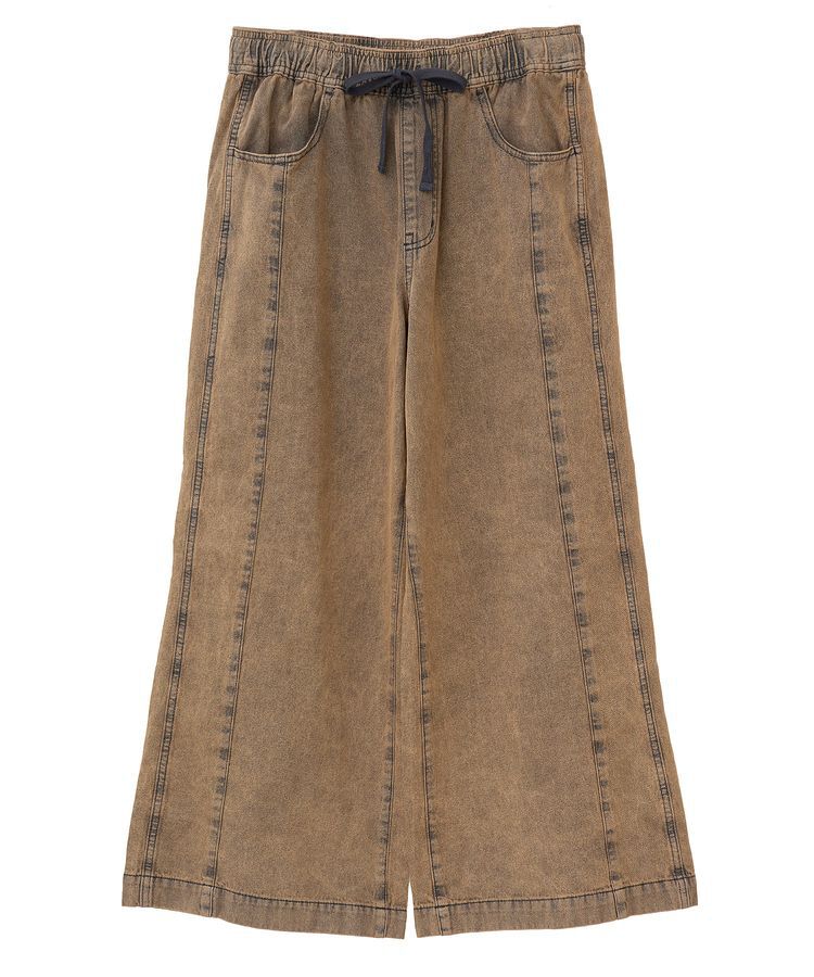 Green Parks「ライトデニムイージーバギーパンツ」|デニム|