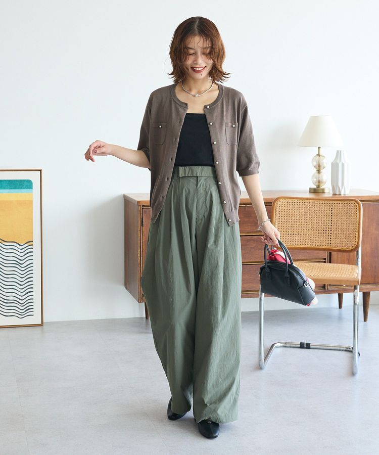 Green Parks「コンパクトポケットカーディガン」|カーディガン|