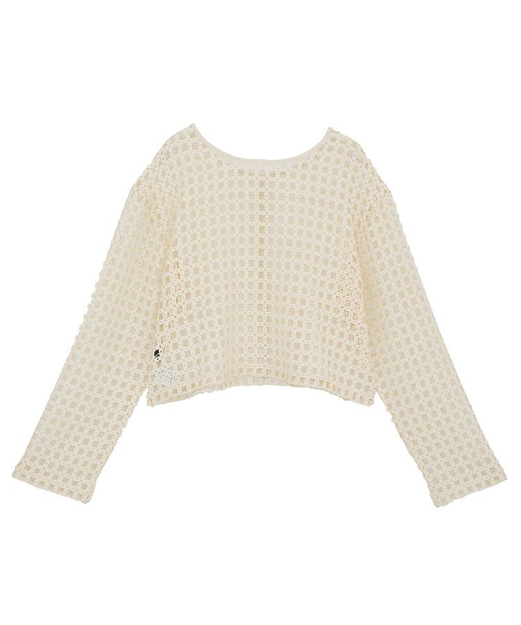 Green Parks「・SUGAR SPOON 2wayフラワーメッシュカーデ」|カーディガン|