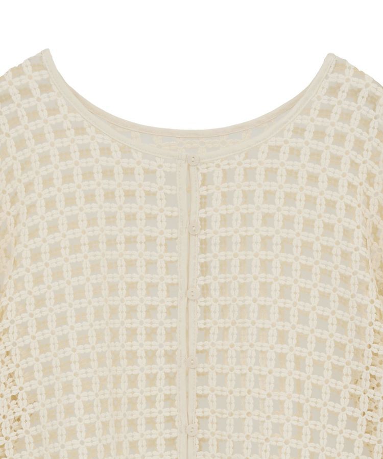 Green Parks「・SUGAR SPOON 2wayフラワーメッシュカーデ」|カーディガン|