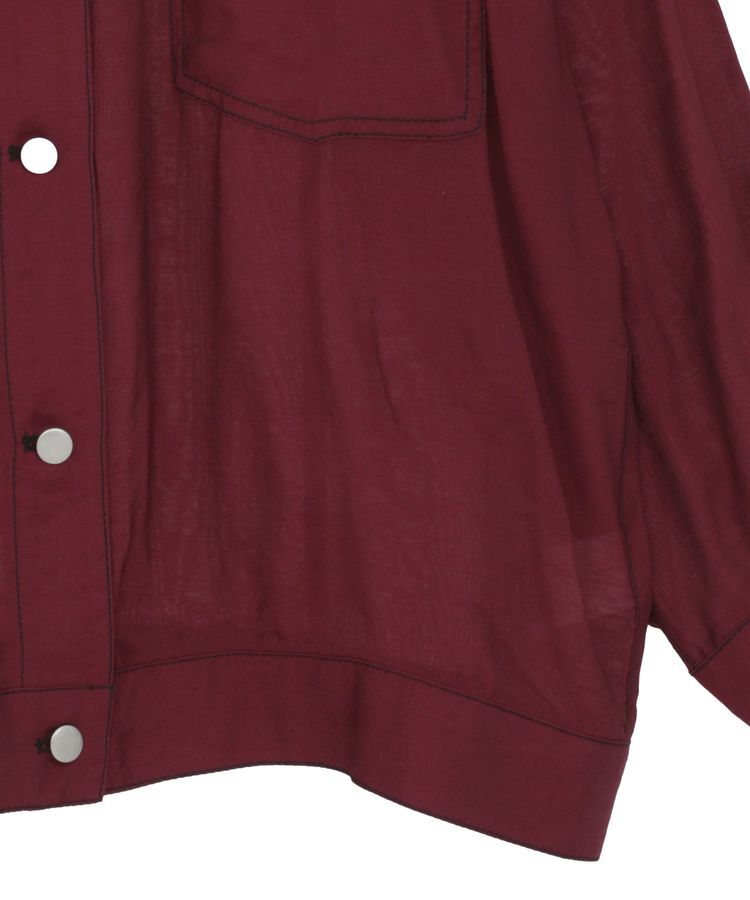 Green Parks「・ELENCARE DUE カラーステッチシアーGジャンⅡ」|テーラードジャケット|