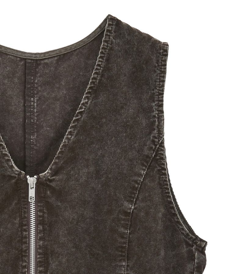 Green Parks「・ELENCARE DUE ケミカルコーデュロイベスト」|ベスト・ジレ|