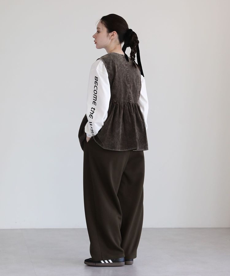 Green Parks「・ELENCARE DUE ケミカルコーデュロイベスト」|ベスト・ジレ|