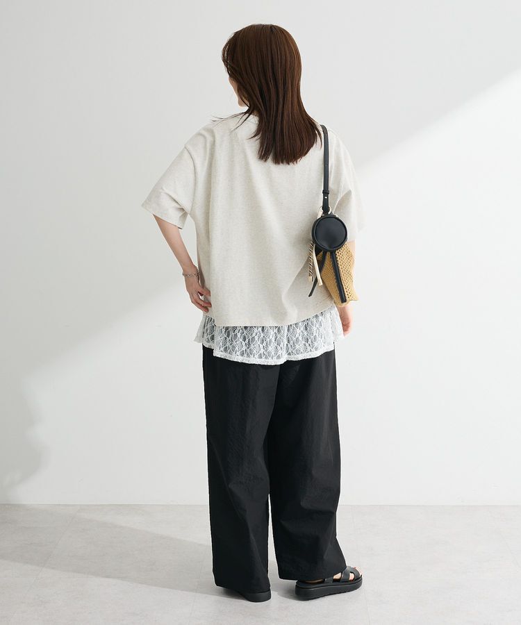 Green Parks「裾レースドッキングタンクトップ」|キャミソール|