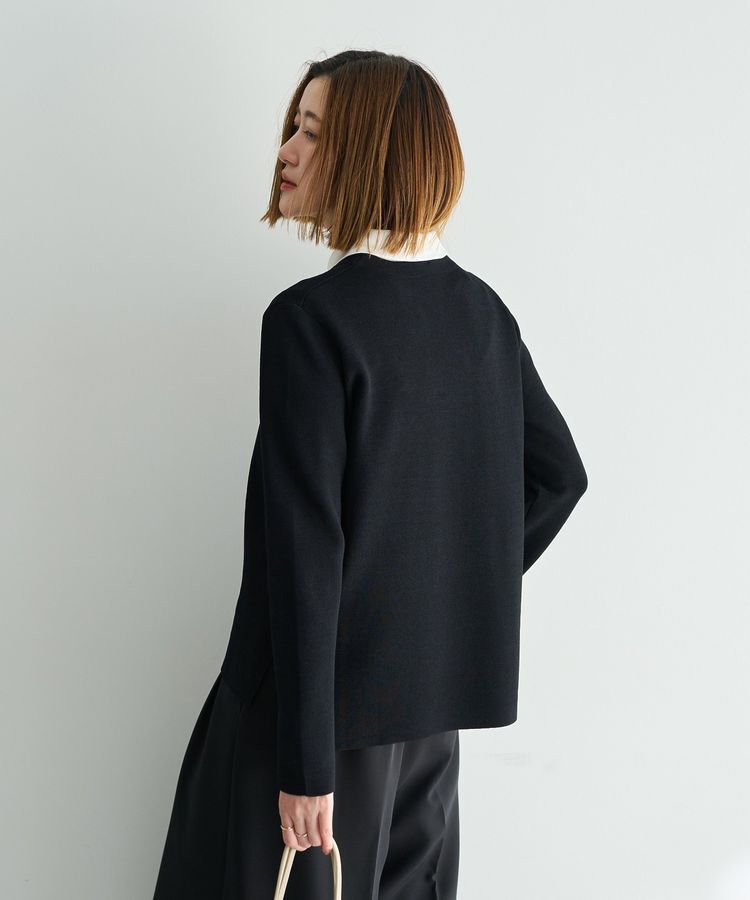 YECCA VECCA「2way襟付きレースニット」|ニット・セーター|