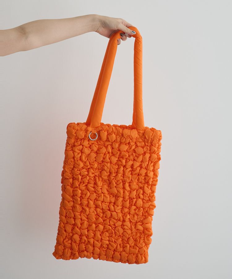 GARAGE OF GOOD CLOTHING「カラビナ付シャーリングトート」|トートバッグ|Orange