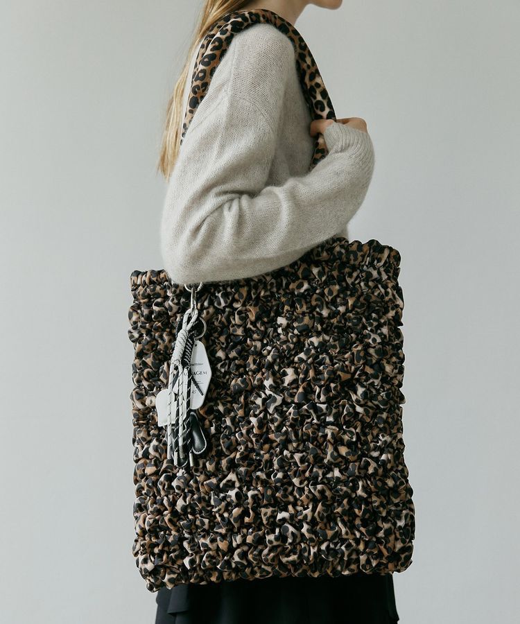GARAGE OF GOOD CLOTHING「カラビナ付シャーリングトート」|トートバッグ|Leopard