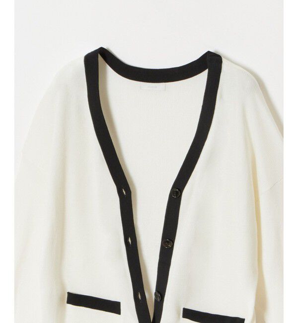 allureville「ハイツイストコットンV カーディガン」|カーディガン|