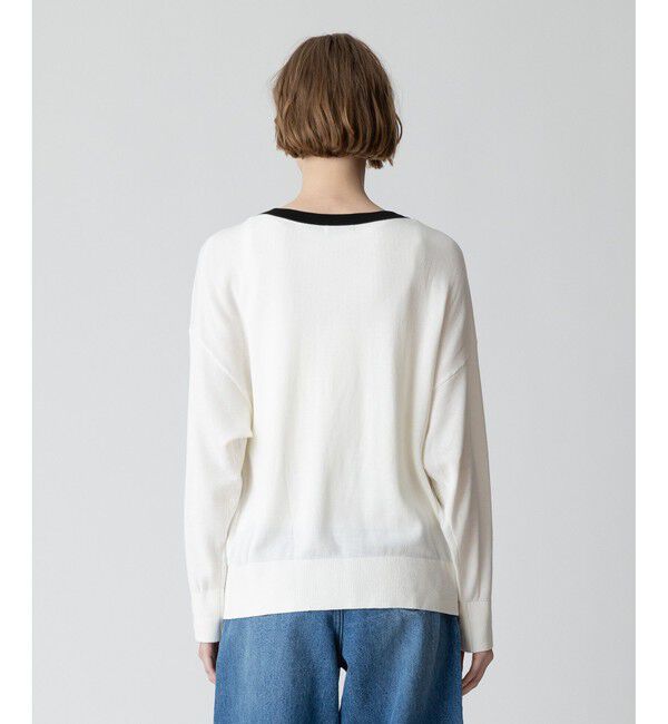 allureville「ハイツイストコットンV カーディガン」|カーディガン|