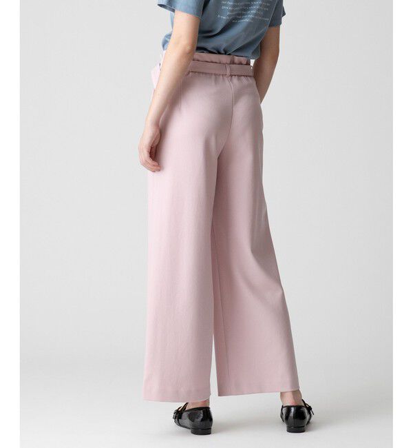 allureville「ウールライクフランネルヨークレスパンツ」|サルエル|