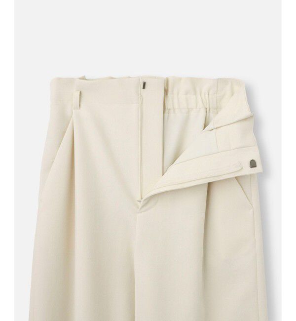 allureville「ウールライクフランネルヨークレスパンツ」|サルエル|