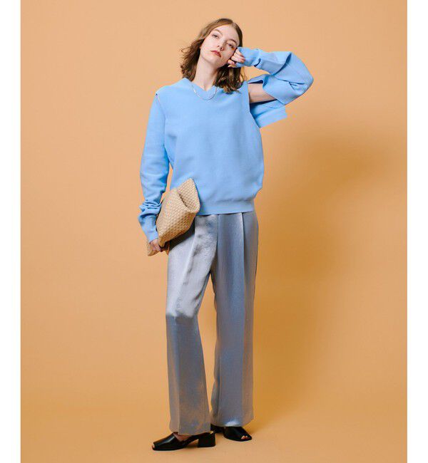 allureville「スラッシュアーム2WAY プルオーバー」|ニット・セーター|