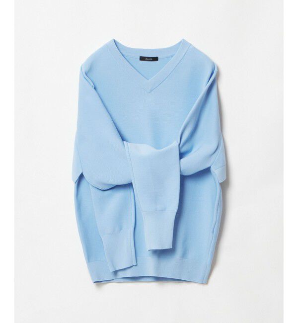 allureville「スラッシュアーム2WAY プルオーバー」|ニット・セーター|