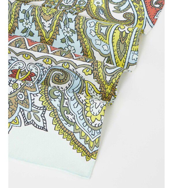 allureville「ビッグペイズリープリントスカーフ」|バンダナ・スカーフ|