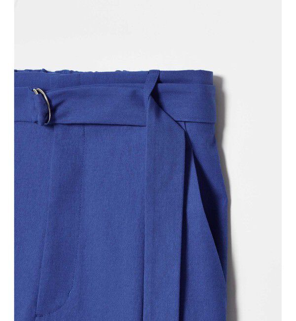 allureville「シェルタリングタックワイドパンツ」|チノ|