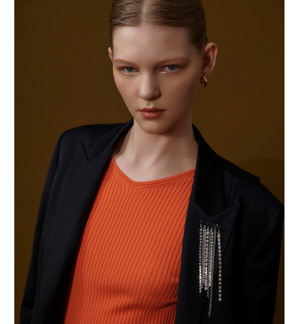 allureville「バックレイヤードジャケット」|テーラードジャケット|