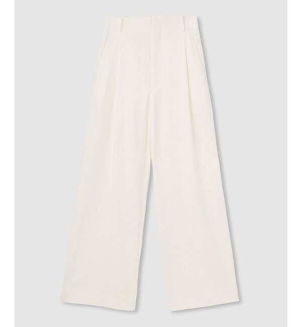 allureville「シェルタリングタックワイドパンツ」|チノ|