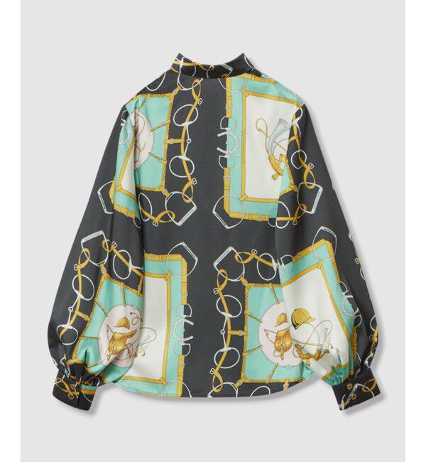 LOULOU WILLOUGHBY「【LOULOU WILLOUGHBY】RATTIジョッキープリントシャツブラウス」|シャツ・ブラウス|