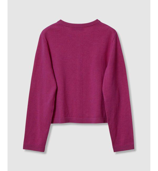 LOULOU WILLOUGHBY「【LOULOU WILLOUGHBY】メリノウールカラーカーディガン」|カーディガン|