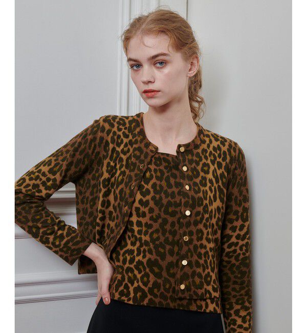 LOULOU WILLOUGHBY「【LOULOU WILLOUGHBY】メリノウールカラーカーディガン」|カーディガン|