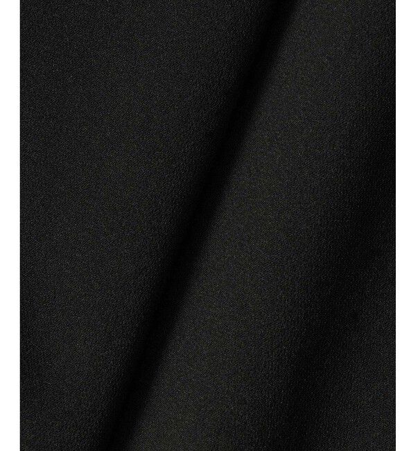 LOULOU WILLOUGHBY「【LOULOU WILLOUGHBY】ダブルクロスノーカラーリボンジャケット」|ノーカラージャケット|