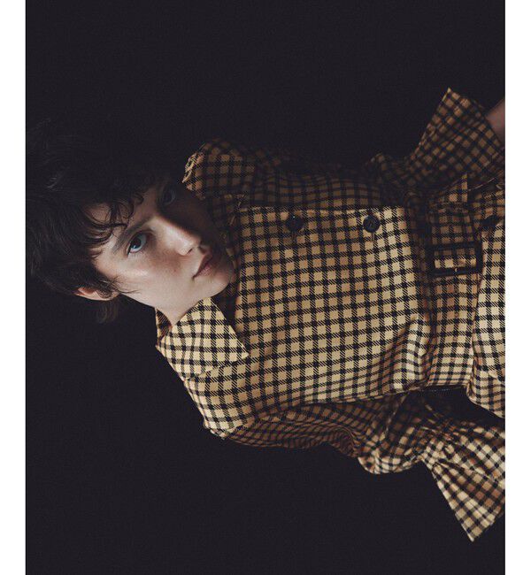 LOULOU WILLOUGHBY「【LOULOU WILLOUGHBY】エンブレムチェックワンピース」|ワンピース|