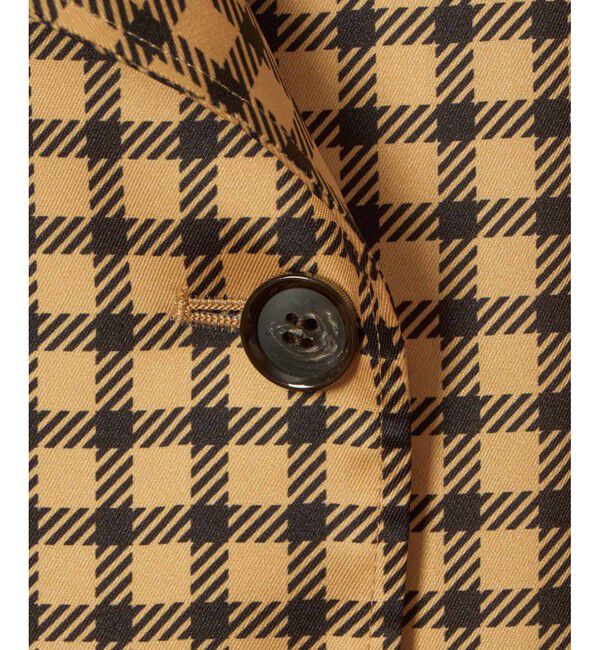 LOULOU WILLOUGHBY「【LOULOU WILLOUGHBY】エンブレムチェックワンピース」|ワンピース|