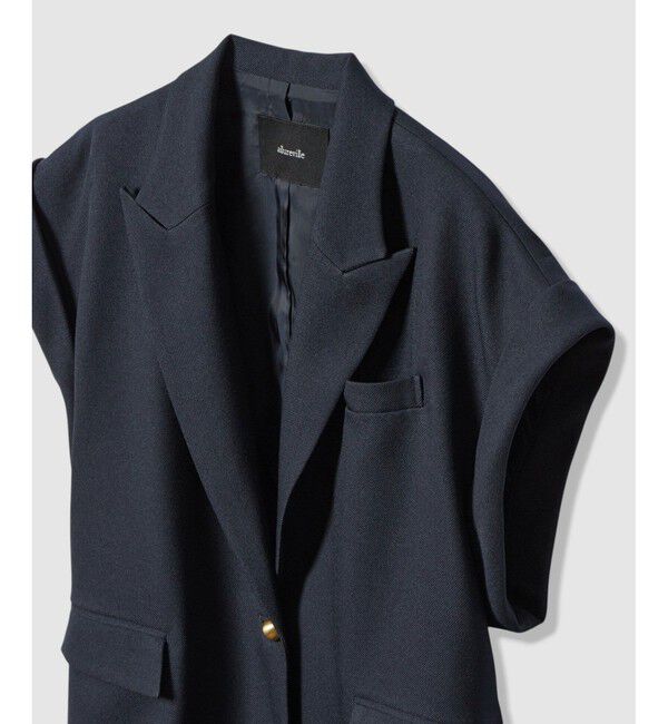 allureville「ウールライクポリツイルジレジャケット」|テーラードジャケット|