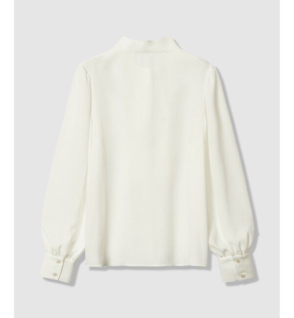 LOULOU WILLOUGHBY「【LOULOU WILLOUGHBY】ペタルフリルボウタイブラウス」|シャツ・ブラウス|