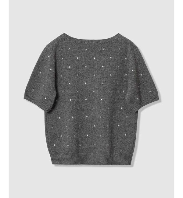 allureville「エンブロイダリードットプルオーバー」|ニット・セーター|