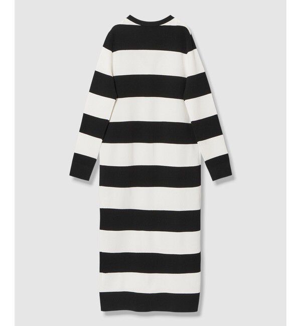 LOULOU WILLOUGHBY「【LOULOU WILLOUGHBY】カノコワイドボーダーカーデワンピース」|カーディガン|