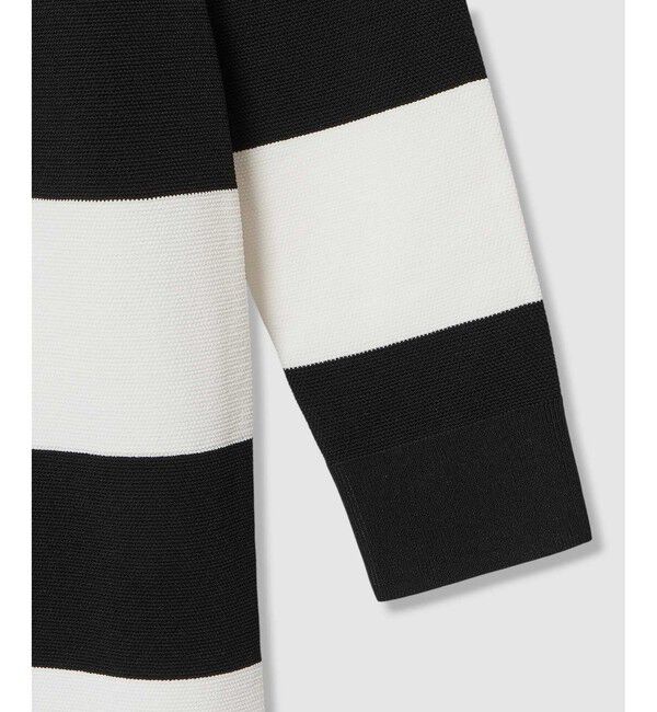 LOULOU WILLOUGHBY「【LOULOU WILLOUGHBY】カノコワイドボーダーカーデワンピース」|カーディガン|