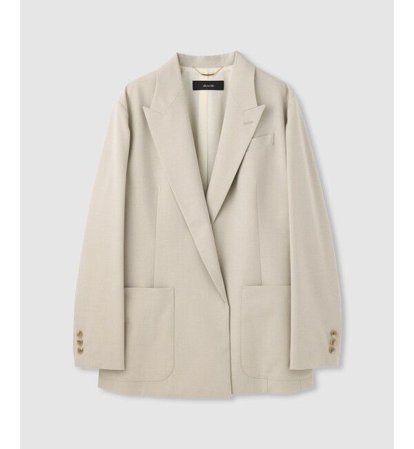 allureville「〈WEB・ルミネ別注〉ボタンレスジャケット」|テーラードジャケット|