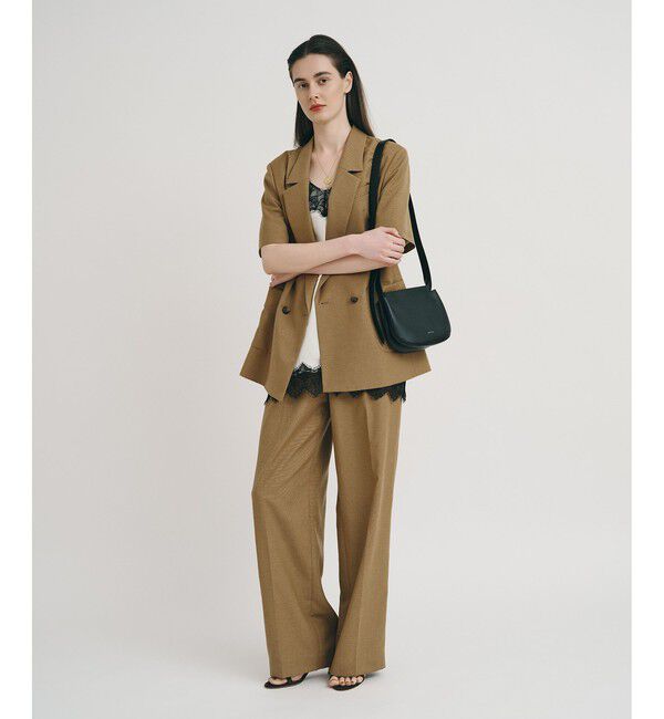 allureville「ウェストタックデザインパンツ」|チノ|