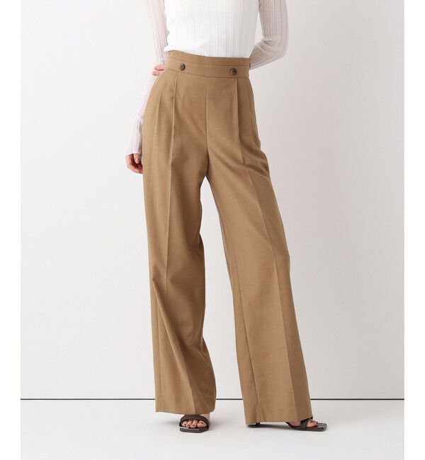 allureville「ウェストタックデザインパンツ」|チノ|