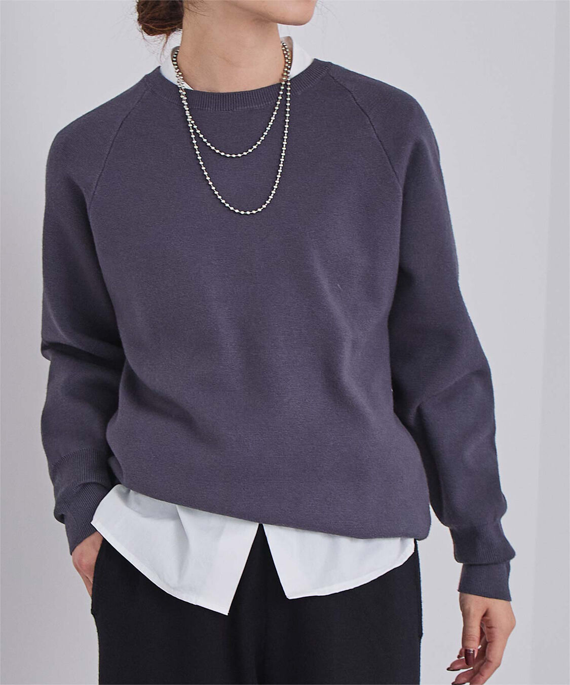 ur's「釦バックスリットチュニックシャツ」|シャツ・ブラウス|オフホワイト