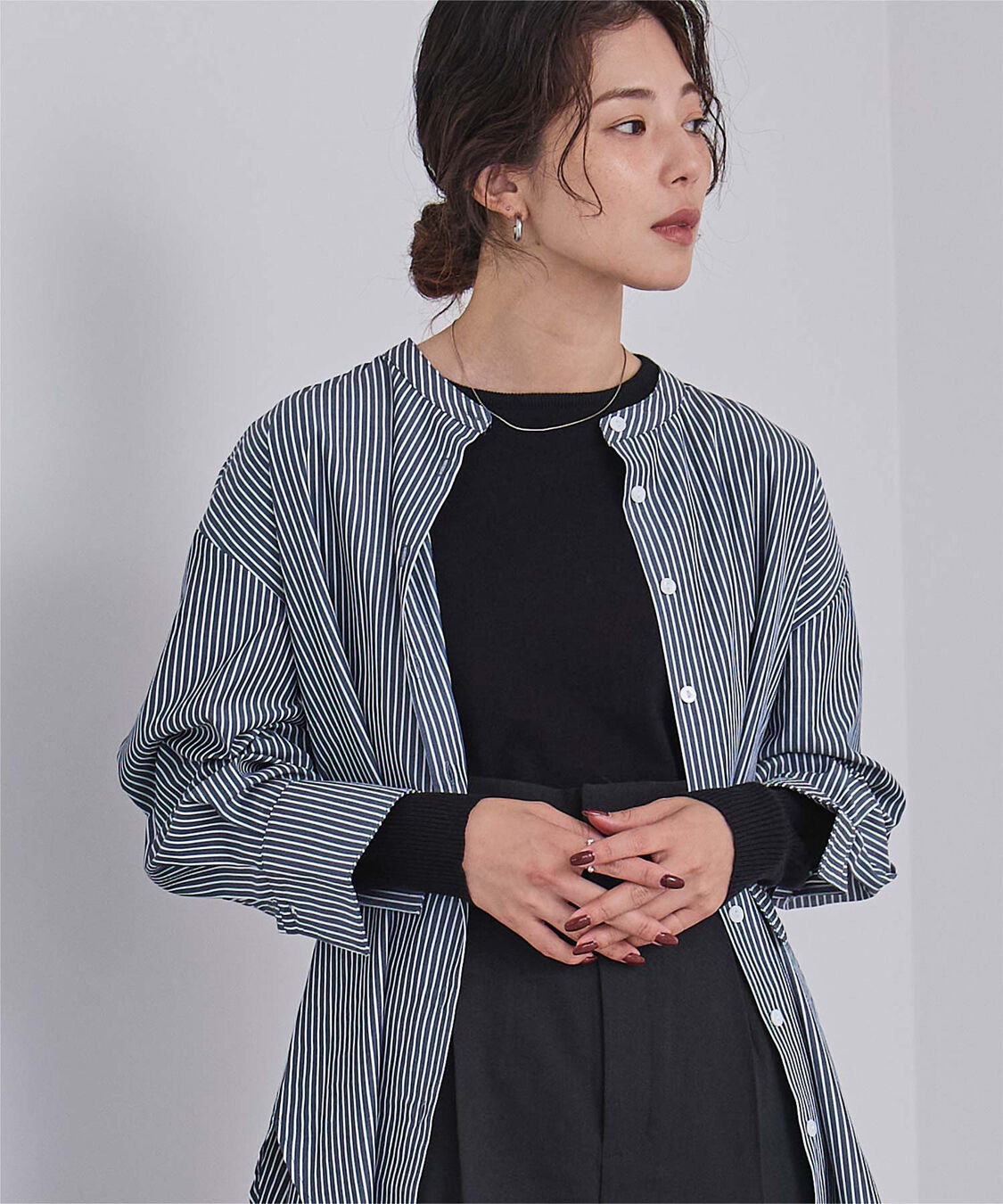 ur's「釦バックスリットチュニックシャツ」|シャツ・ブラウス|