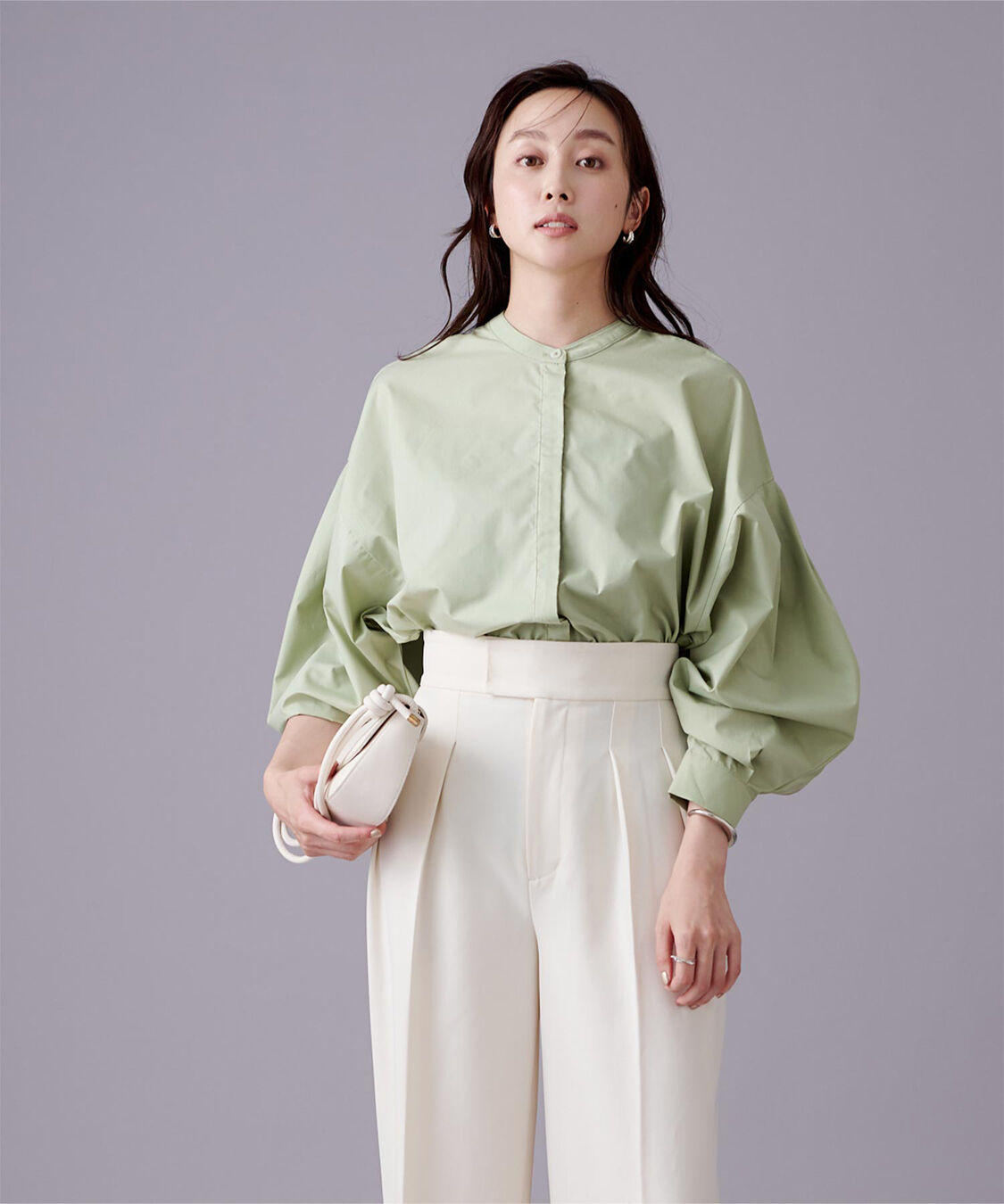 ur's「ボリューム袖ブラウス」|シャツ・ブラウス|