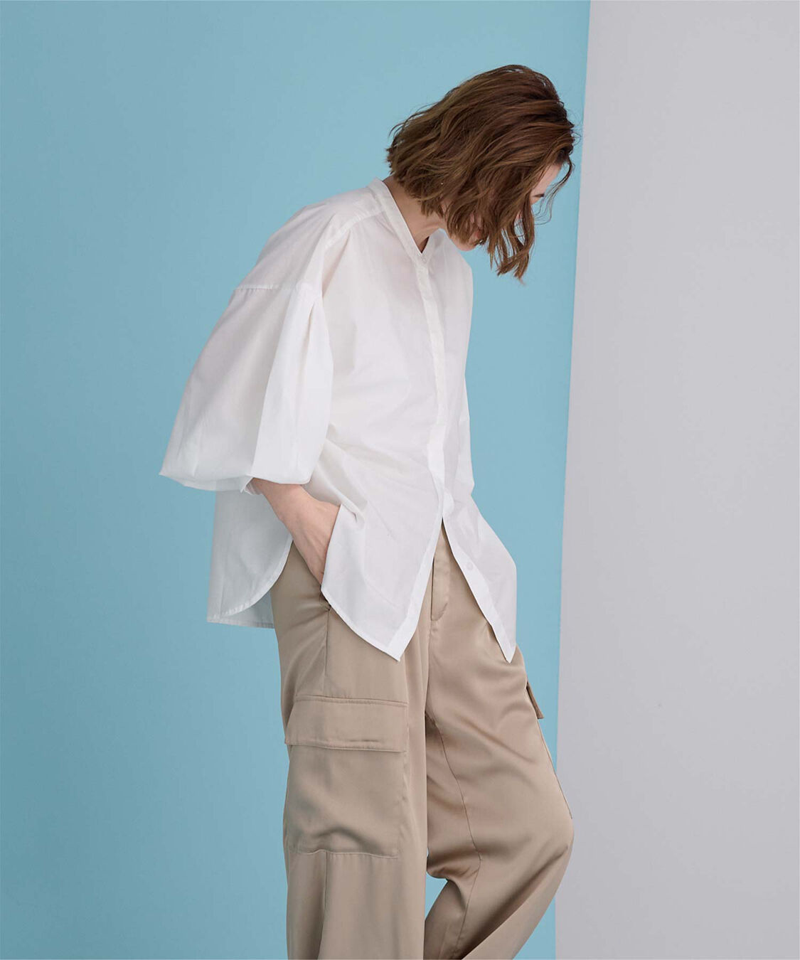 ur's「ボリューム袖ブラウス」|シャツ・ブラウス|