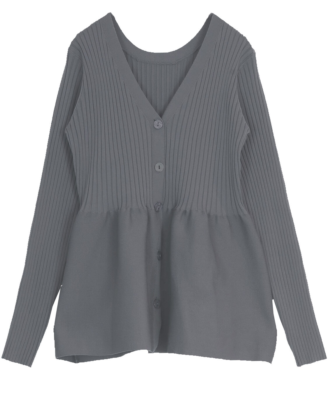 ur's「前後2wayペプラムニットトップス」|ニット・セーター|