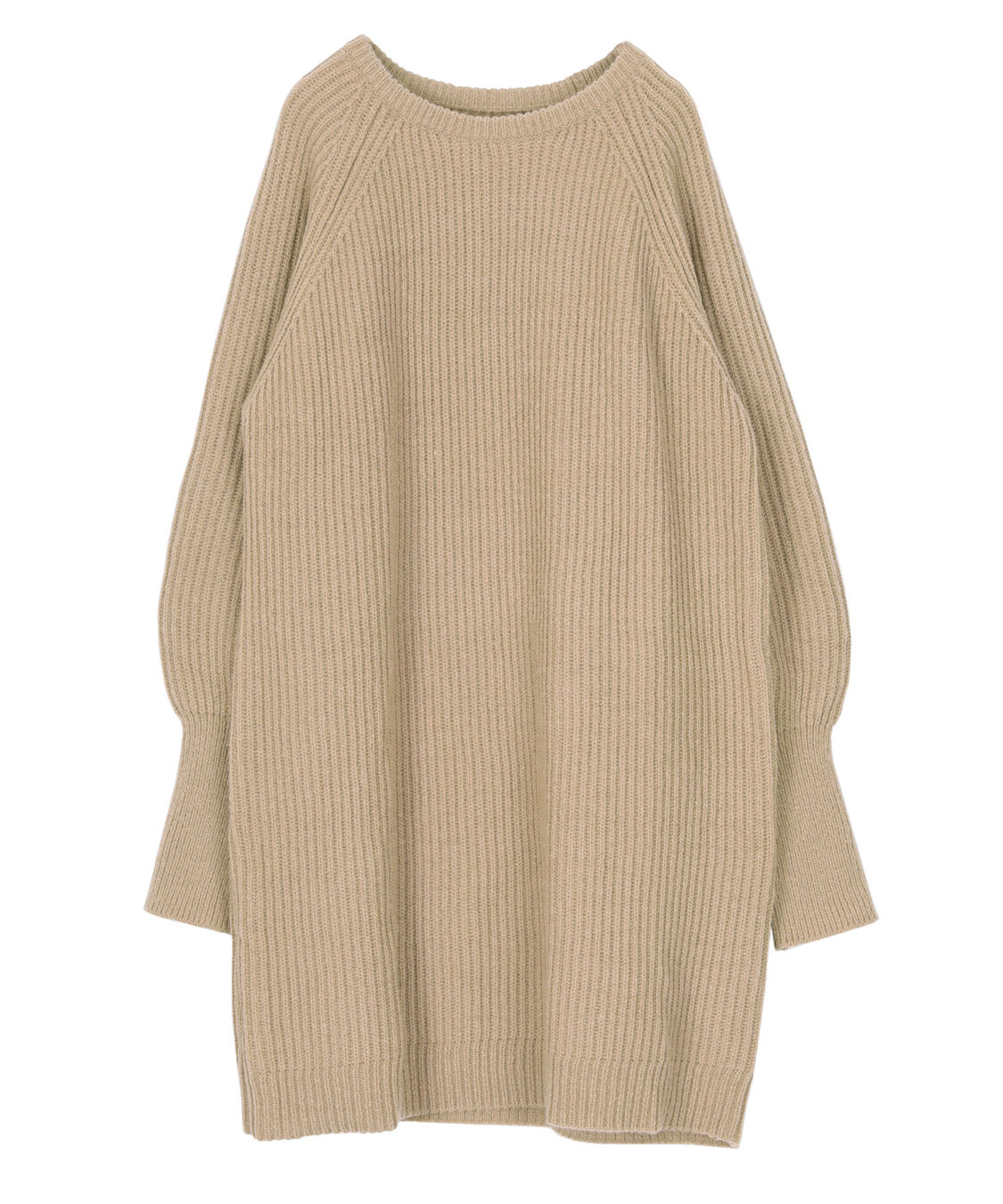 titivate「ボリュームスリーブニットミニワンピース」|ワンピース|