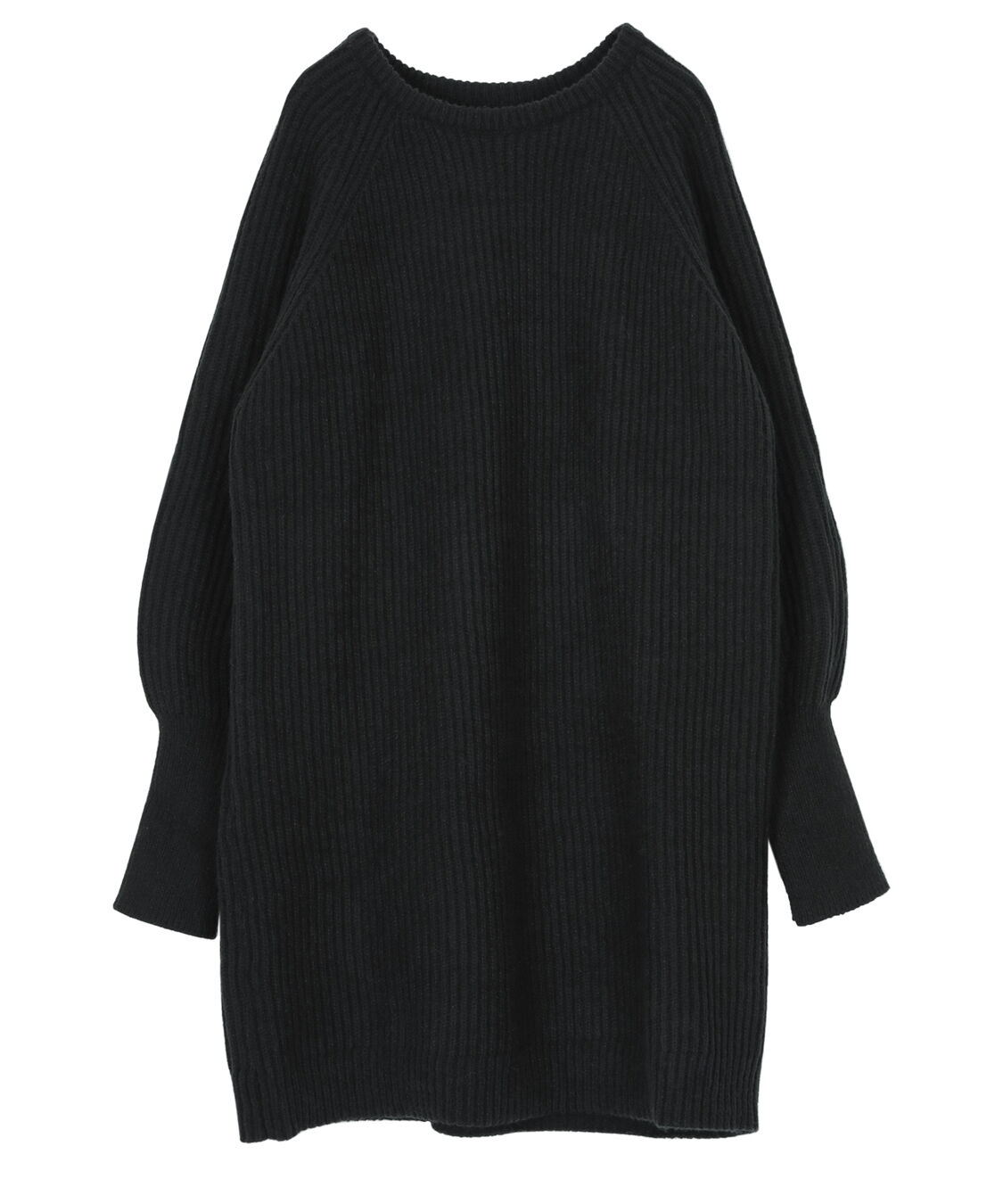 titivate「ボリュームスリーブニットミニワンピース」|ワンピース|