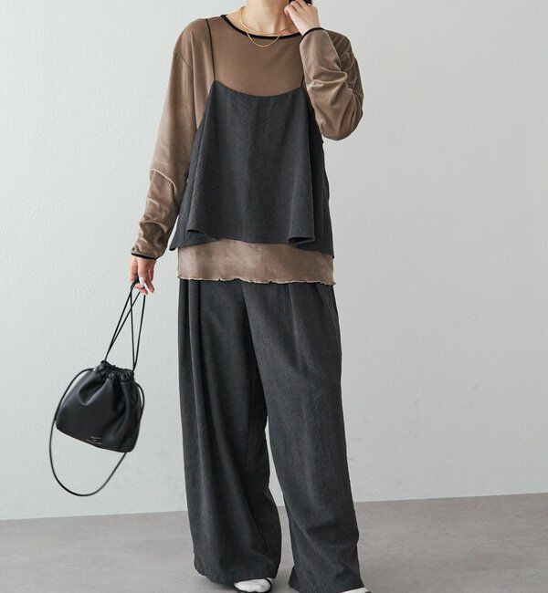  「ベロアリンガーカットソー」|Tシャツ・カットソー|