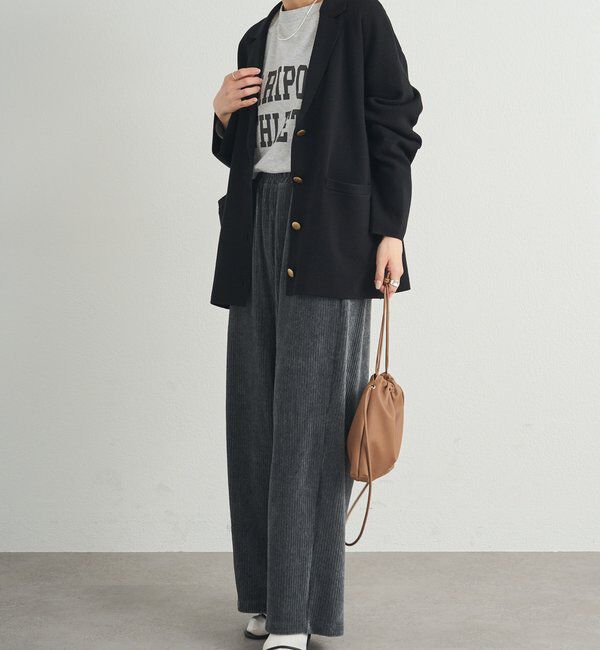  「【セットアップ対応】ニットテーラードジャケット」|テーラードジャケット|