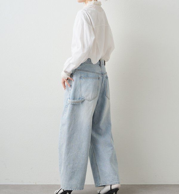  「襟袖プリーツレースブラウス」|シャツ・ブラウス|